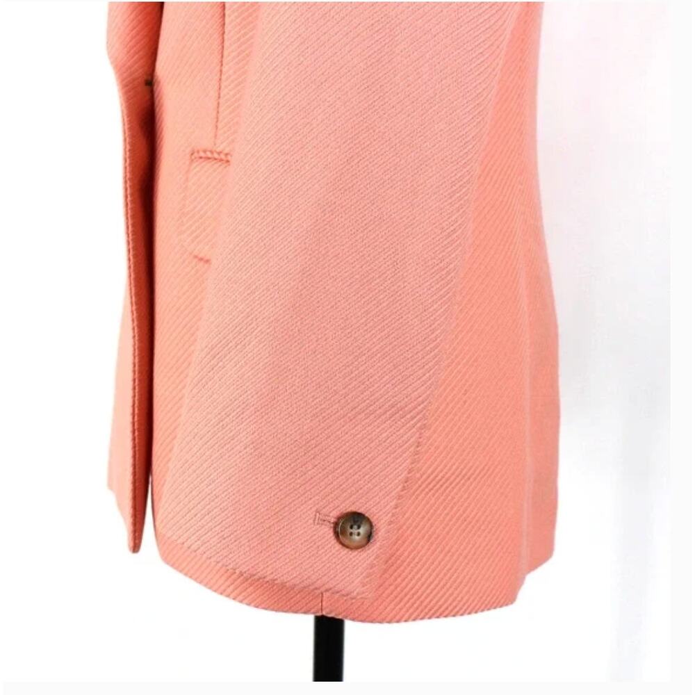 Reiss Logan Blazer 2 NWT Pink Jacket Academia Prep Career Old Money Luxury - Picture 8 of 12